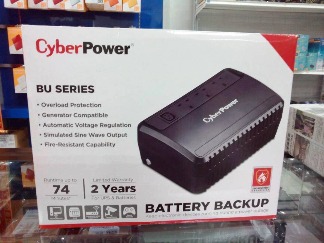 CyberPower BU1000E (1000VA/600W) - Backup UPS / AVR